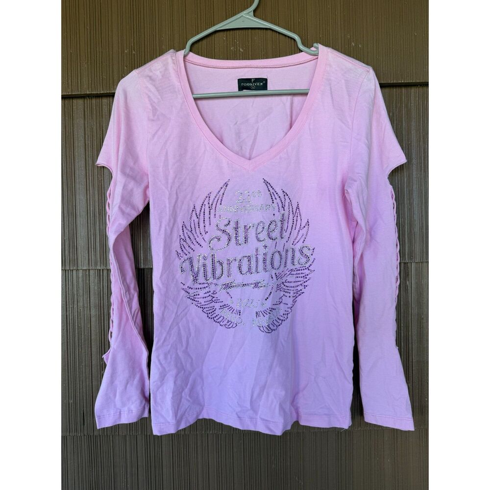 Vintage 2013 "Street Vibrations" Biker Longsleeve Tee